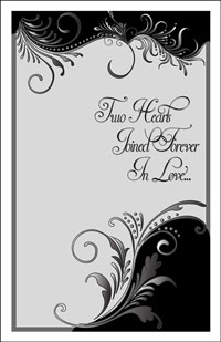 Wedding Program Cover Template 8E - Graphic 4